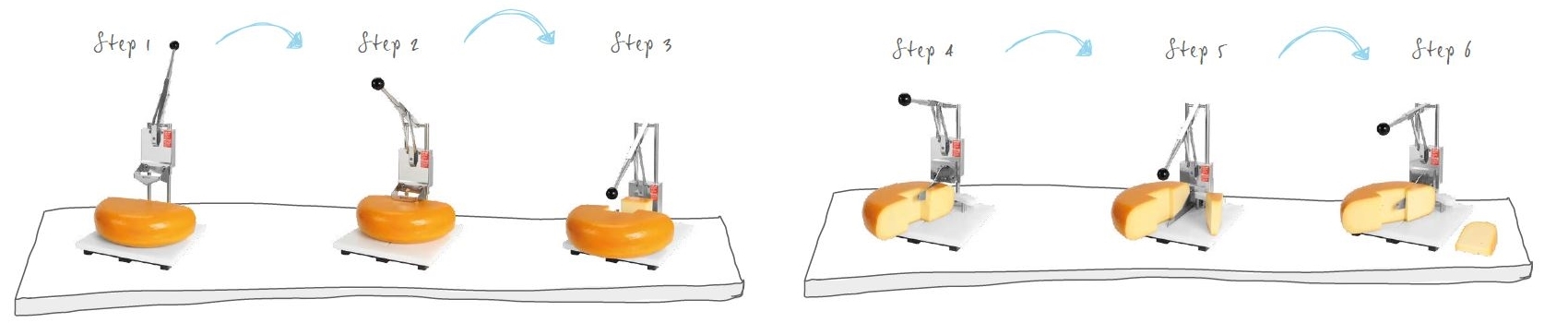 Divide-O-Matic cheese cutter (without knife)